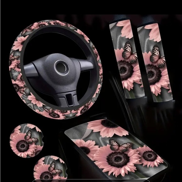 Sunflower butterfly accessories for vehicle - Picture 1 of 6